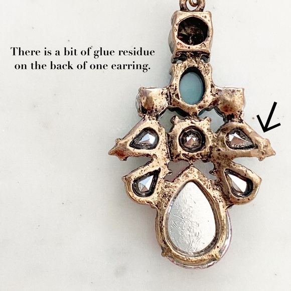 🆑 "Elise" Earrings || Pink & Clear Crystal - Picture 9 of 14